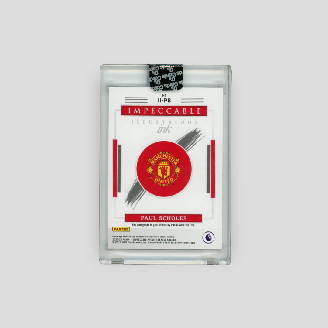 2021-22 Panini Impeccable Paul Scholes Illustrious Ink /35 - Image 2