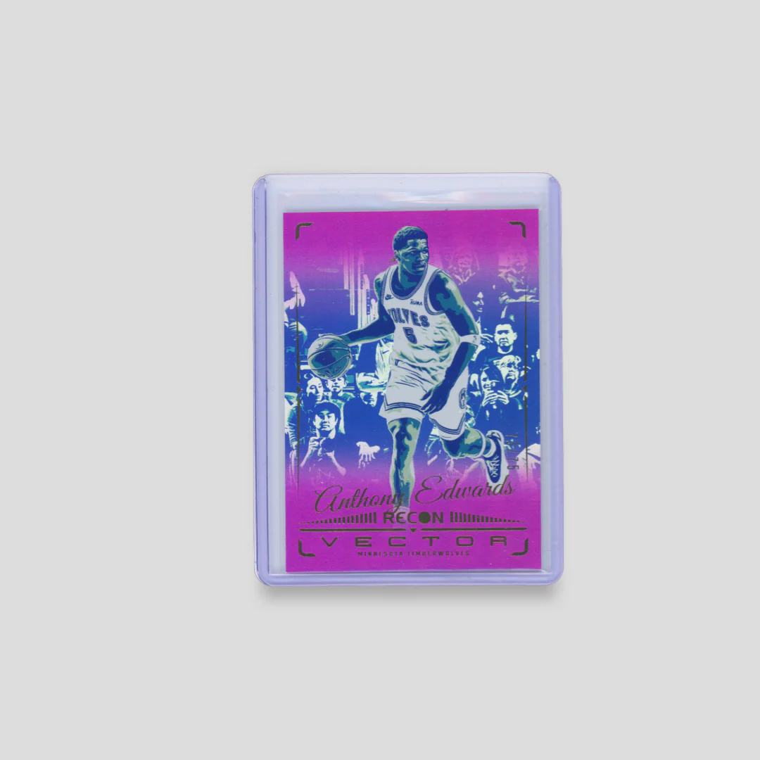 2023-24 Panini Recon Anthony Edwards Vector Purple /75