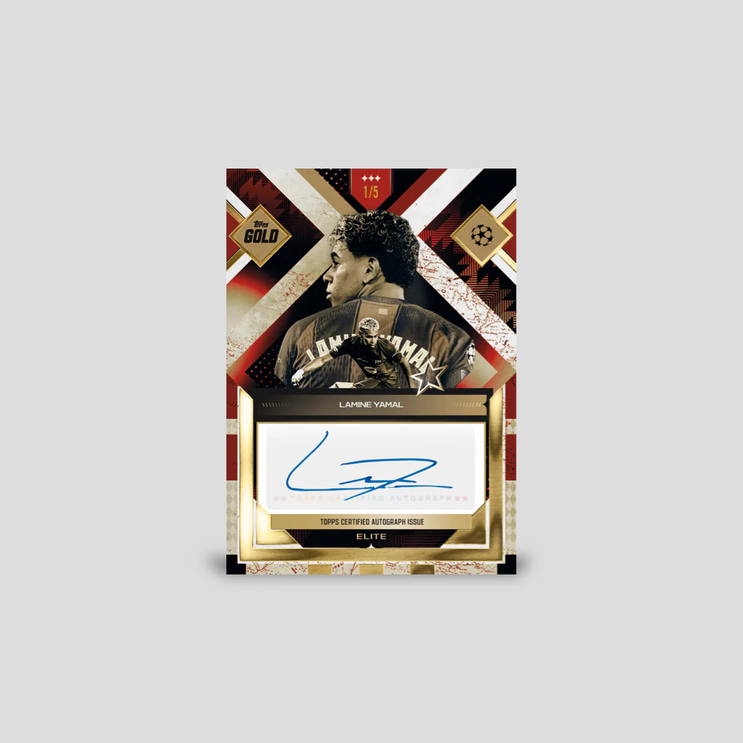 2025-26 Topps Gold UCC Soccer Hobby Box - Image 4
